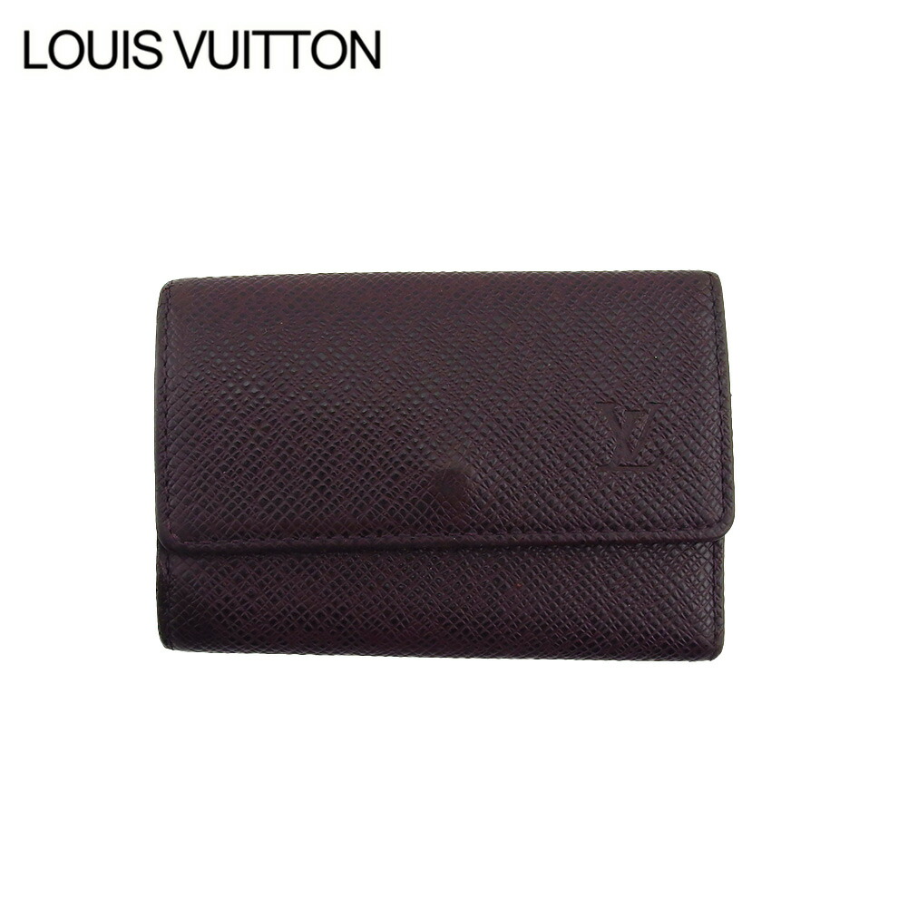 【お買い物マラソン★30％OFFクーポン】ルイ・ヴィトン LOUIS VUITTON キーケース タイガ ミュルティクレ6 ブラウン パープル レディース 中古 ブランド ハイブランド ヴィンテージ｜ブランドデポ