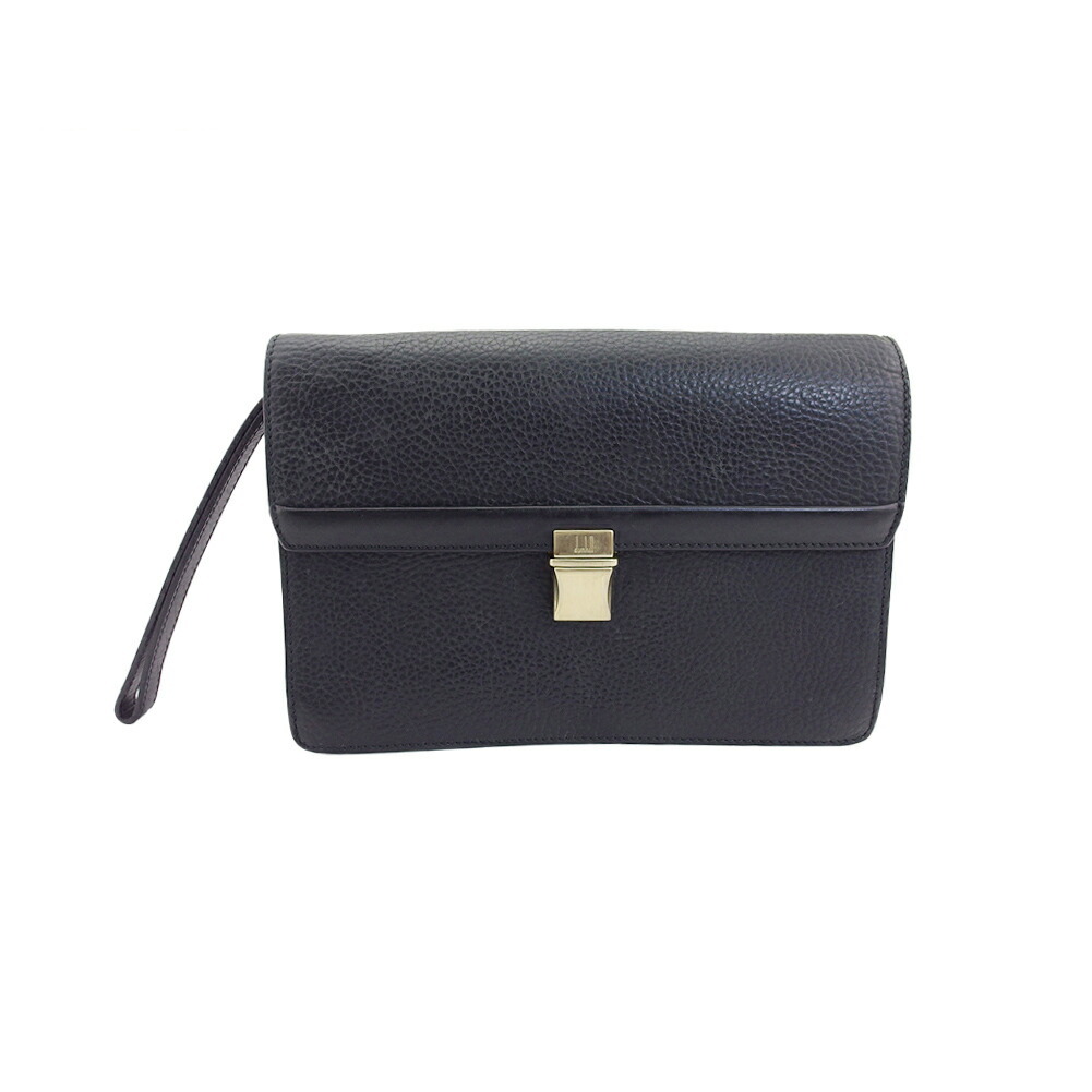 【雨季得SALE★21％OFFクーポン券】ダン吸血鬼 クラッチペダル御徒面子 黒いこと レディース 中古 Dunhill ブランド名 ご機嫌ブランド名 ヴィンテージ
