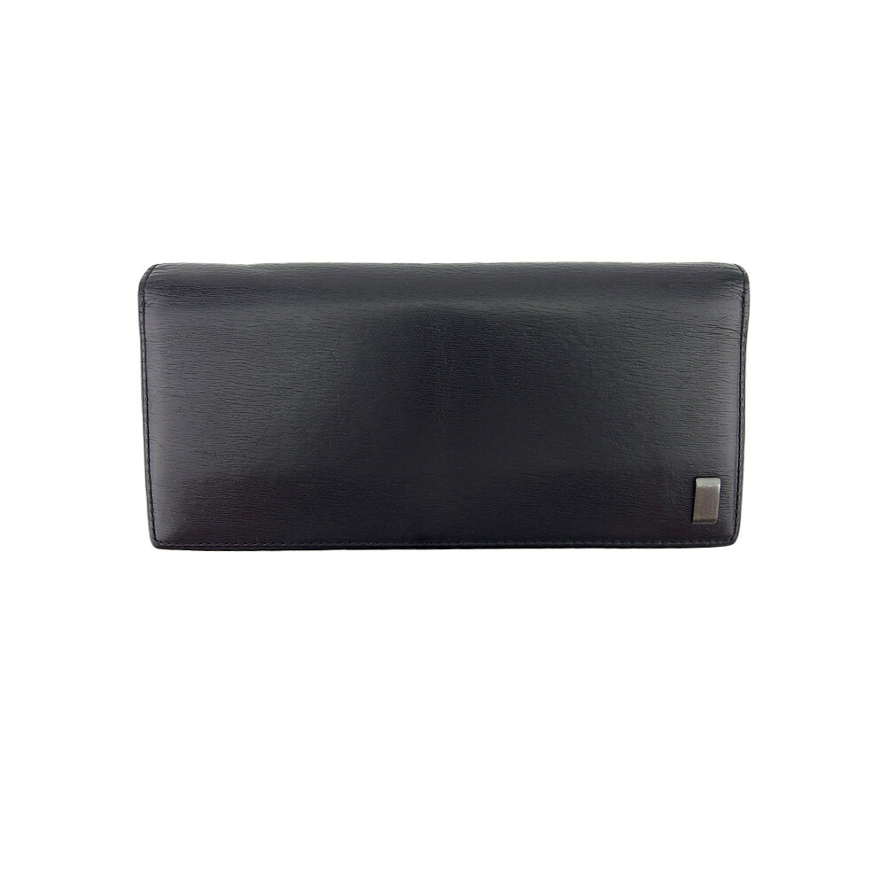 【お買い物マラソン★30％OFFクーポン】ダンヒル 長財布 ブラック　 レディース 中古 Dunhill ブランド ハイブランド ヴィンテージ｜ブランドデポ