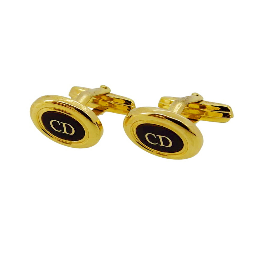 【百貨店SALE★最大限度50％OFF】ディオール 折り返し 黒いこと ゴールド レディース 中古 Christian Dior ブランド名 ご機嫌ブランド名 ヴィンテージ