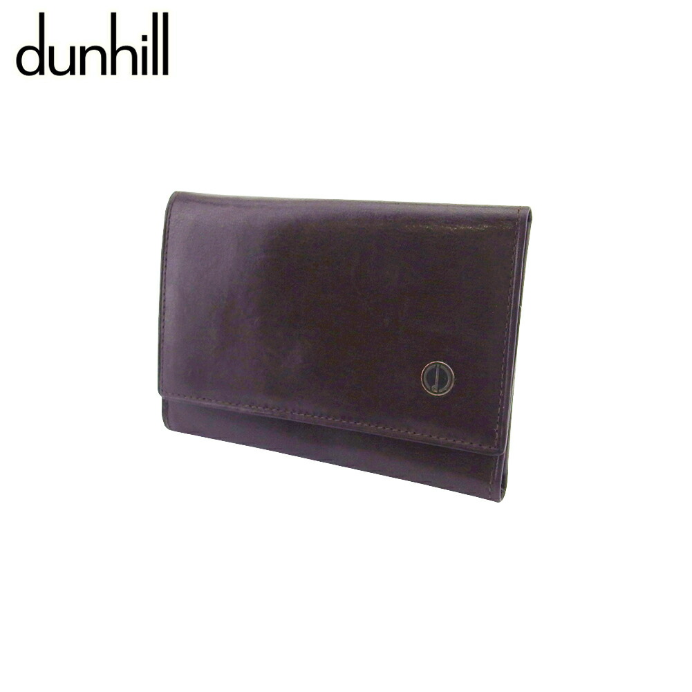 【お買い物マラソン★30％OFFクーポン】ダンヒル Dunhill キーケース エピ ダークブラウン　ゴールド メンズ 中古 ブランド ハイブランド ヴィンテージ