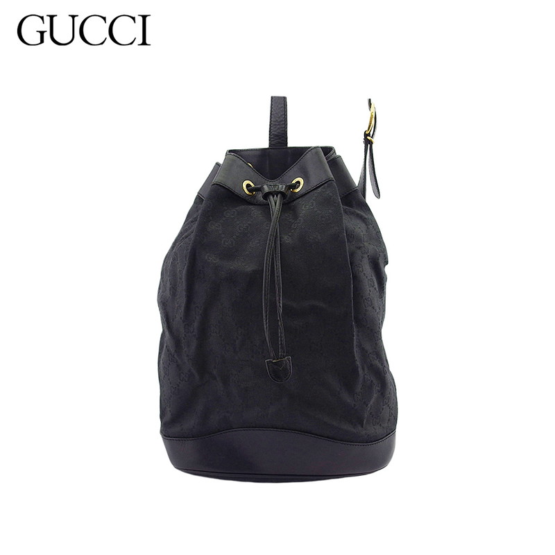 【月代わりの人大売り出し★29％OFFクーポン券】グッチ GUCCI ショルダーバッグ GG帆布 黒いこと ゴールド レディース 中古 ブランド名 ご機嫌ブランド名 ヴィンテージ