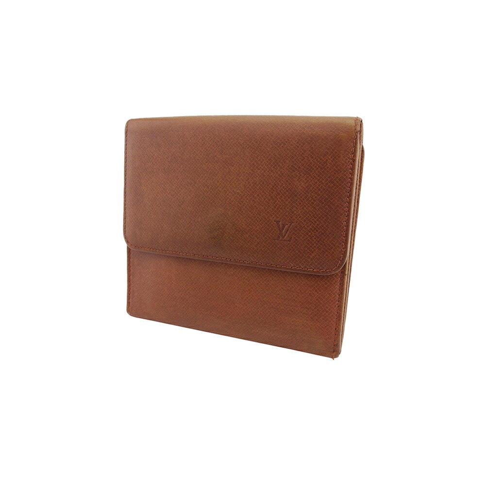 【雨季得SALE★21％OFF引き換え証】ルイ・ヴィトン 二つ折り札入れ 赤銅色 レディース 中古 LOUIS VUITTON ブランド名 御機嫌ブランド名 ヴィンテージ