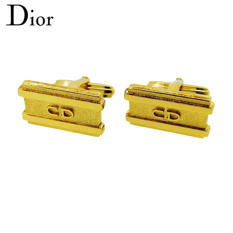 【月入れ替わり大売り出し★29％OFF引き換え証】クリスチャンディオール Dior 折り返し CD見澄ます スウィヴル式 ゴールド メンズ 中古 ブランド名 ご機嫌ブランド名 ヴィンテージ