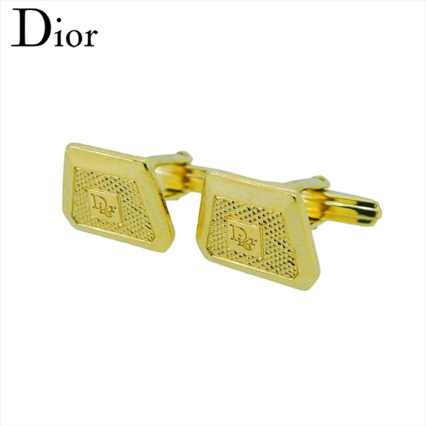 【雨季得SALE★21％OFF引き換え証】クリスチャンディオール Dior 折り返し ロゴタイプ スウィヴル式 ゴールド レディース 中古 ブランド名 御機嫌ブランド名 ヴィンテージ