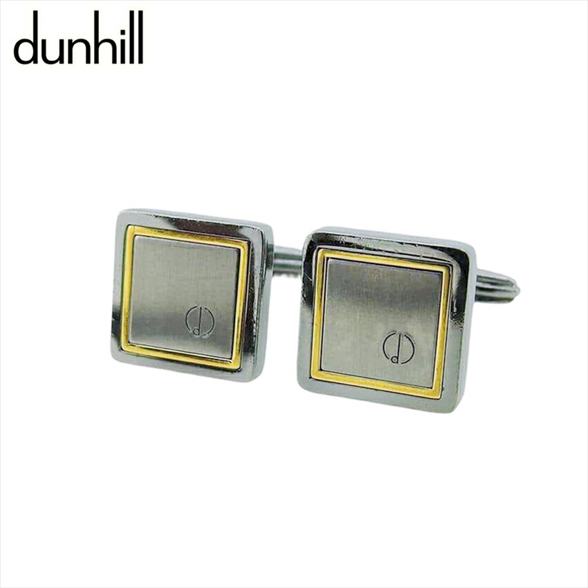 【月入れ替わり大売り出し★29％OFFクーポン券】ダン吸血鬼 Dunhill 折り返し d目じるし スウィヴル式 しろがね色 黒いこと ゴールド レディース 中古 ブランド名 御機嫌ブランド名 ヴィンテージ