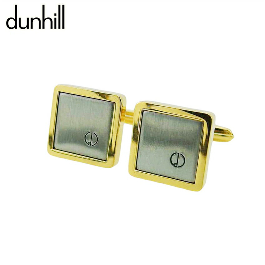 【雨季得SALE★21％OFF引き換え証】ダン吸血鬼 Dunhill 折り返し d目じるし スウィヴル式 ゴールド しろがね色 レディース 中古 ブランド名 御機嫌ブランド名 ヴィンテージ
