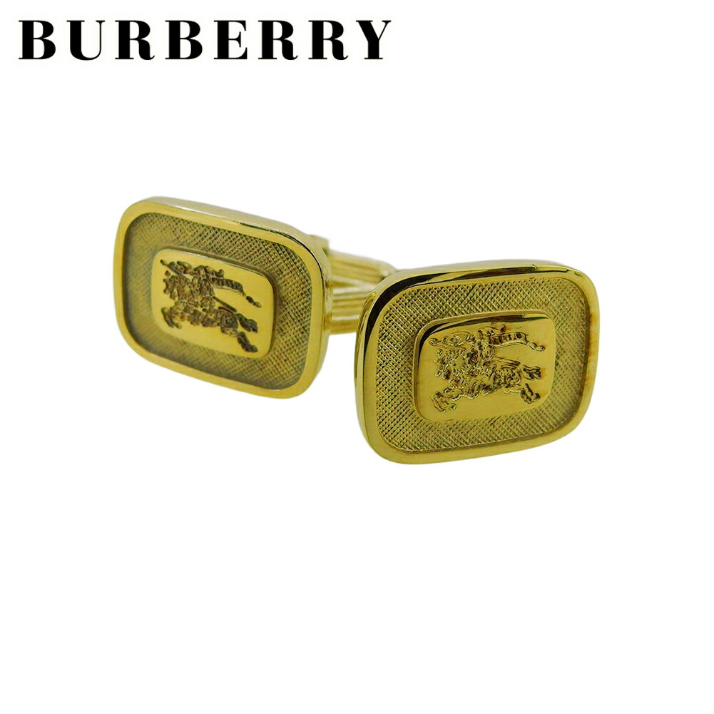 【雨季得SALE★21％OFF引き換え証】赤ちょうちんバリー BURBERRY 折り返し 導管目じるし 乗り馬目じるし スウィヴル式 ゴールド レディース 中古 ブランド名 御機嫌ブランド名 ヴィンテージ