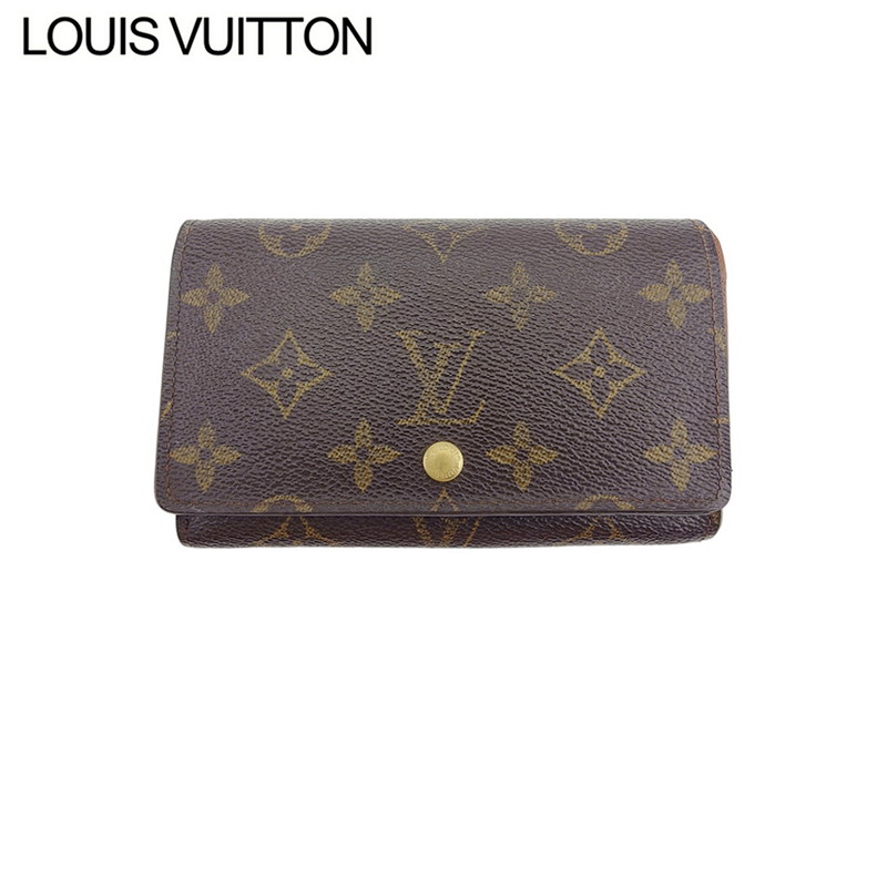 【Fashion Special Fair★24％OFFクーポン】ルイ・ヴィトン LOUIS VUITTON 長財布 モノグラム ポルトモネビエトレゾール ブラウン ベージュ ゴールド メンズ 中古 ブランド ハイブランド ヴィンテージ 19,695円