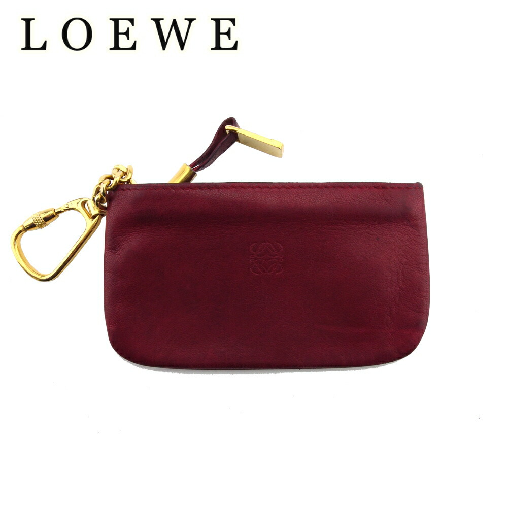 楽天市場】ロエベ LOEWE コインケース アナグラム ブラウン