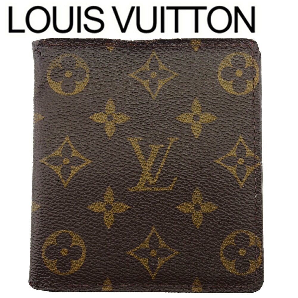 【新生活応援★29％OFFクーポン】ルイ・ヴィトン LOUIS VUITTON 札入れ モノグラム ポルトビエ10カルトクレディ ブラウン ベージュ メンズ 中古 ブランド ハイブランド ヴィンテージ