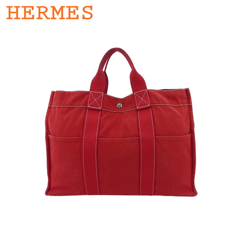 【美品】エルメス HERMES ドーヴィルポーチ レッド HERMES - HERMES(エルメス)/ポーチ/ドーヴィルポーチ/-/レッドの