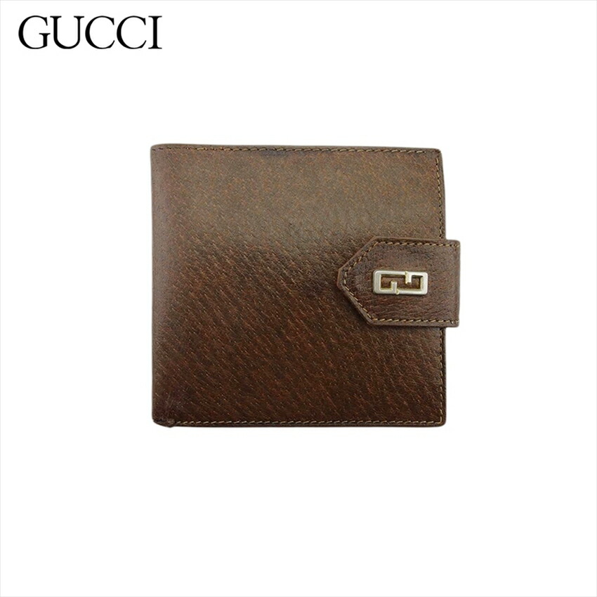【新生活応援★29％OFFクーポン】グッチ GUCCI 二つ折り財布 オールドグッチ 54780 レディース 中古 ブランド ハイブランド ヴィンテージ