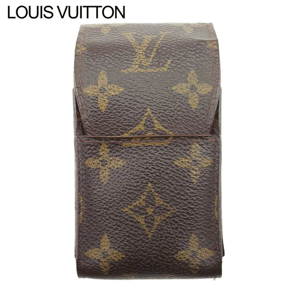 【Fashion Special Fair★24％OFFクーポン】ルイ・ヴィトン LOUIS VUITTON シガレットケース モノグラム エテュイシガレット ブラウン ベージュ レディース 中古 ブランド ハイブランド ヴィンテージ