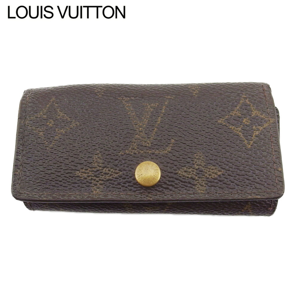 【Fashion Special Fair★24%OFFクーポン】ルイ・ヴィトン LOUIS VUITTON キーケース モノグラム ミュルティクレ4 ブラウン ベージュ ゴールド レディース 中古 ブランド ハイブランド ヴィンテージ