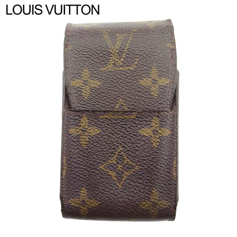【Fashion Special Fair★24％OFFクーポン】ルイ・ヴィトン LOUIS VUITTON シガレットケース モノグラム エテュイシガレット ブラウン ベージュ レディース 中古 ブランド ハイブランド ヴィンテージ 42,840円