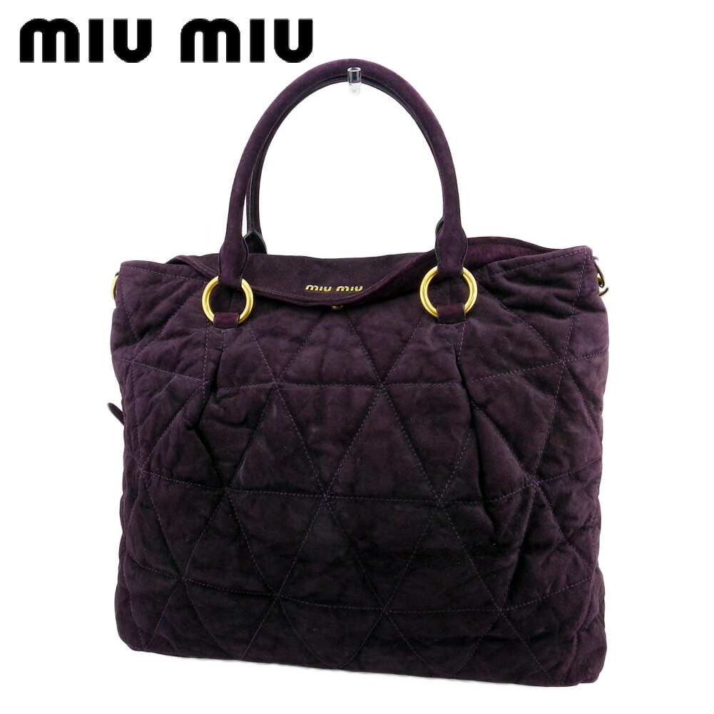 ◇ 美品 ◇ miumiu ミュウミュウ クロコダイル ショルダーバッグ 黒