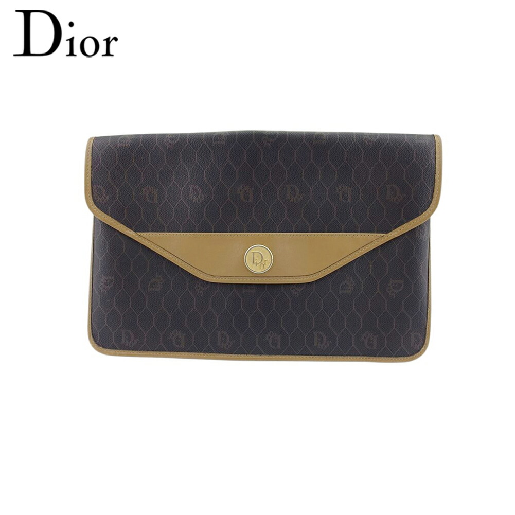 【雨季得SALE★21％OFFクーポン券】クリスチャンディオール Dior クラッチペダル御徒面子 ブラックライトブラウン メンズ 中古 ブランド名 ご機嫌ブランド名 ヴィンテージ
