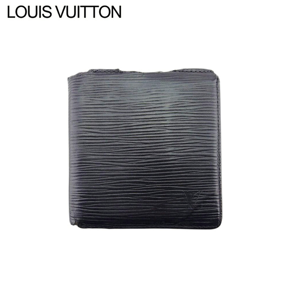 【百貨店SALE★最大限度50％OFF】ルイ・ヴィトン LOUIS VUITTON 紙入れ エピ ポルトビエ6カルトクレディ 黒いこと メンズ 中古 ブランド名 ご機嫌ブランド名 ヴィンテージ