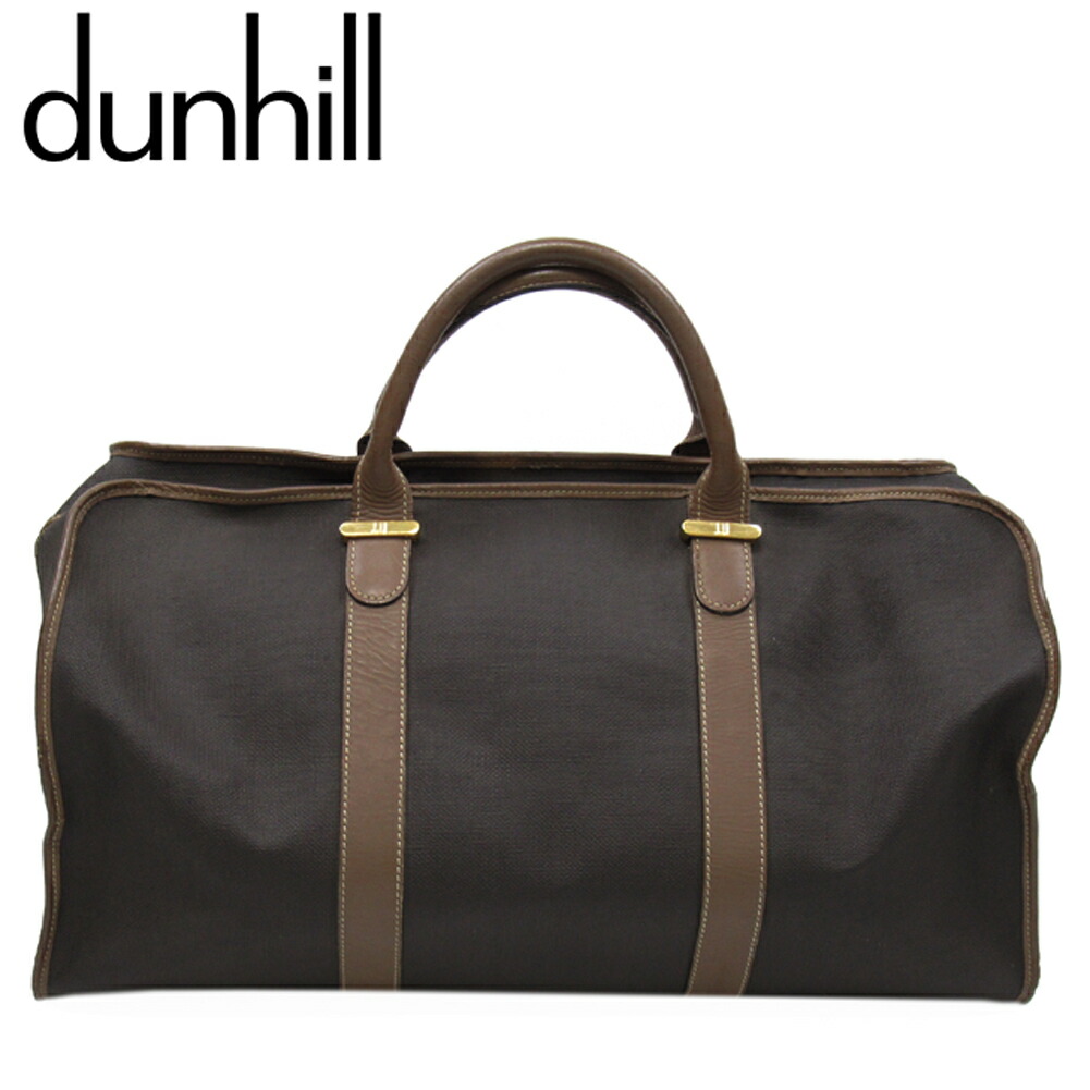Dunhill ボストンバッグ　レザー　ゴールド金具　大容量 ブラック 楽天市場】【お買い物マラソン27％OFFクーポン】ダンヒル Dunhill