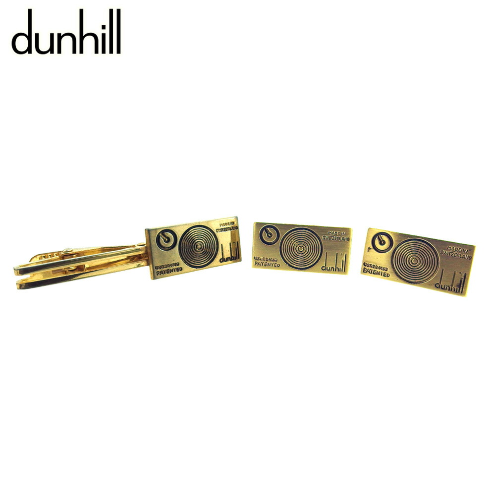【百貨店SALE★最大限度50％OFF】ダン吸血鬼 Dunhill 折り返し 2品目書き割り ロングテールロゴ スウィヴル式 ワニロ式 ゴールド レディース 中古 ブランド名 ご機嫌ブランド名 ヴィンテージ