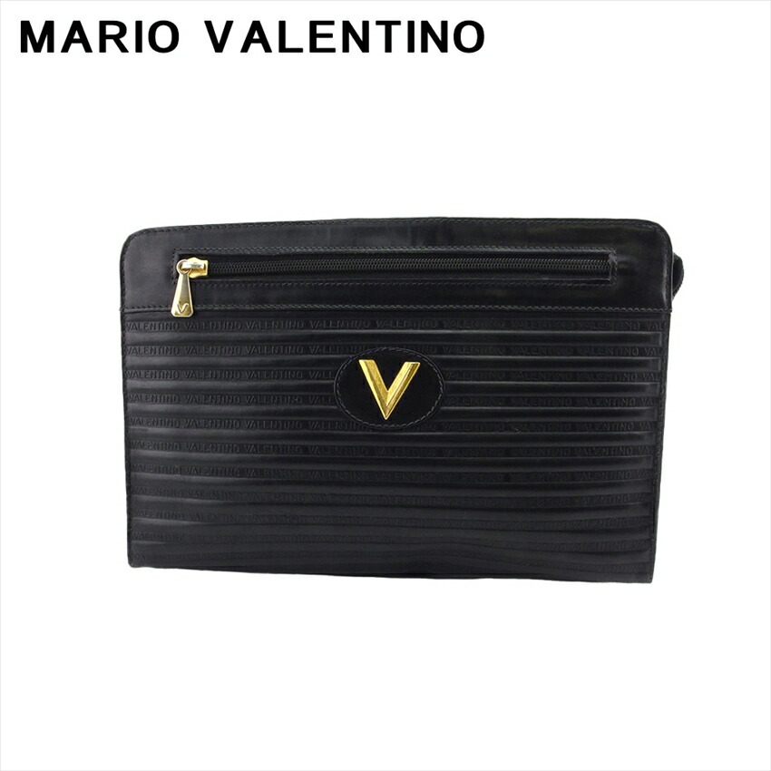 【百貨店SALE★最大限度50％OFF】マリオ・ヴァレンティノ MARIO VALENTINO クラッチペダル御徒面子 V見澄ます 黒いこと ゴールド メンズ 中古 ブランド名 ご機嫌ブランド名 ヴィンテージ