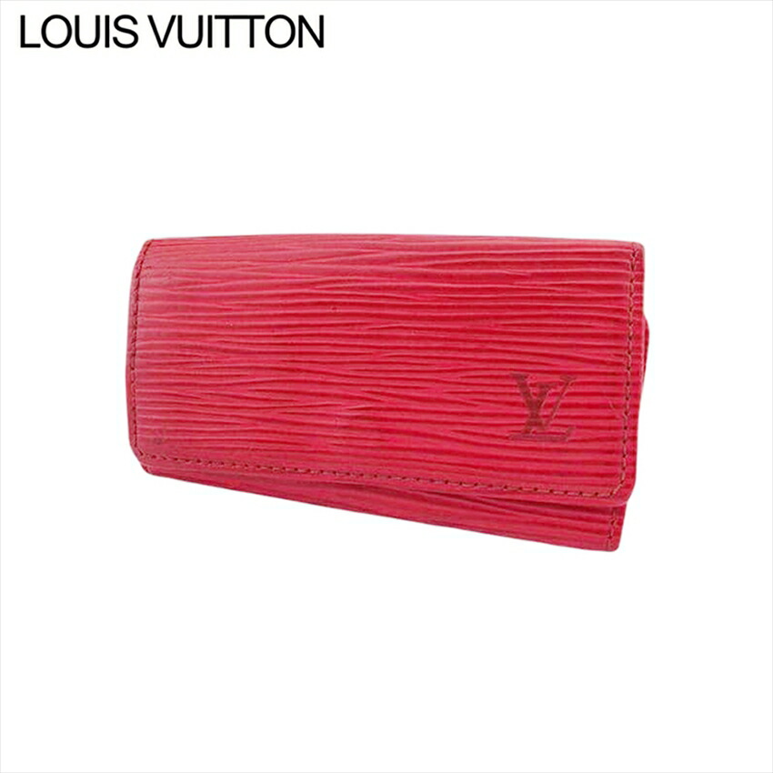 【決算前SALE★50％OFFクーポン】ルイ・ヴィトン LOUIS VUITTON キーケース エピ レッド ×ゴールド メンズ 中古 ブランド ハイブランド ヴィンテージ