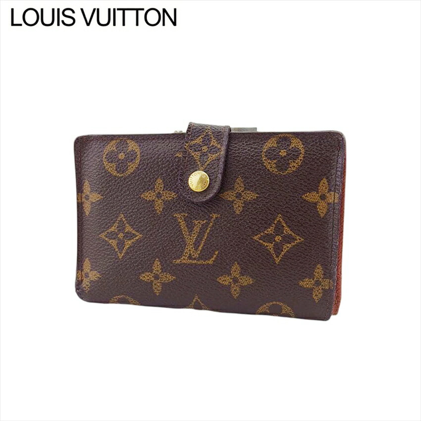 【決算前SALE★50％OFFクーポン券】ルイ・ヴィトン LOUIS VUITTON 二つ折り紙入れ モノグラム ポルトモネビエヴィエノワ 赤銅色 レディース 中古 ブランド名 ご機嫌ブランド名 ヴィンテージ