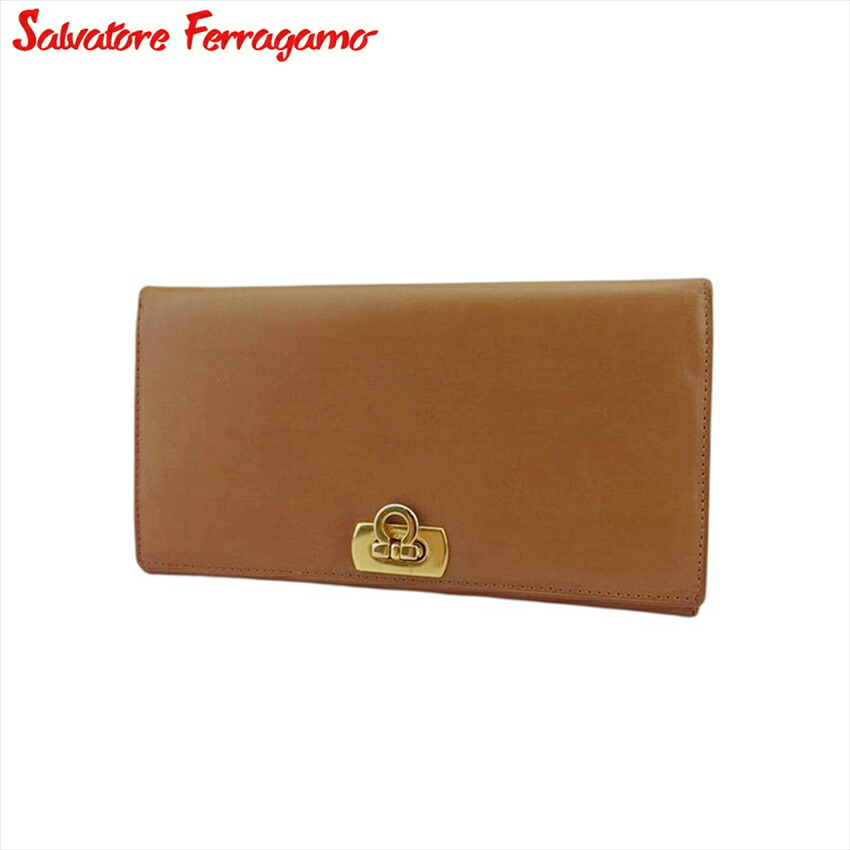 【美品】　Salvatore Ferragamo ダークブラウン長財布 ferragam-011_01.jpg