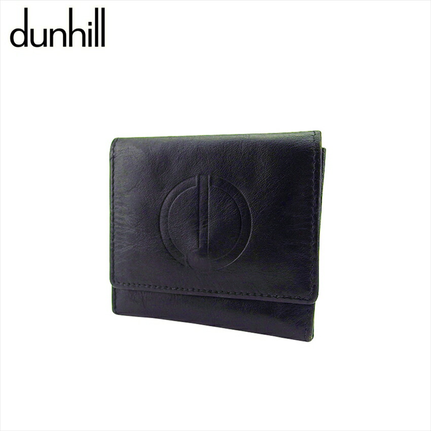 【新生活応援★29％OFFクーポン】ダンヒル Dunhill コインケース ブラック レディース 中古 ブランド ハイブランド ヴィンテージ