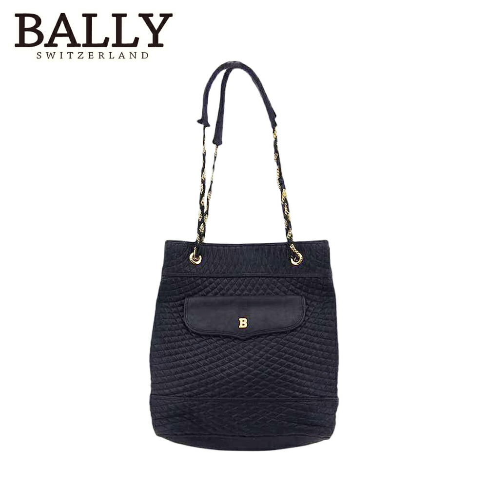 BALLY バリー キルティング 2way ハンドバッグ ショルダーバッグ 濃紺 楽天市場】【バッグ】BALLY バリー キルティング ショルダー