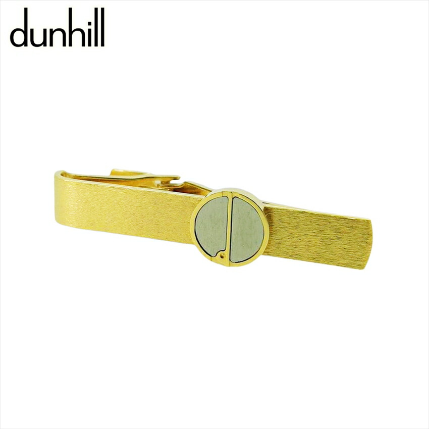 【お買い物マラソン★30%OFFクーポン】ダンヒル Dunhill タイピン dマーク ワニロ式 ゴールド シルバー レディース 中古 ブランド ハイブランド ヴィンテージ|ブランドデポ