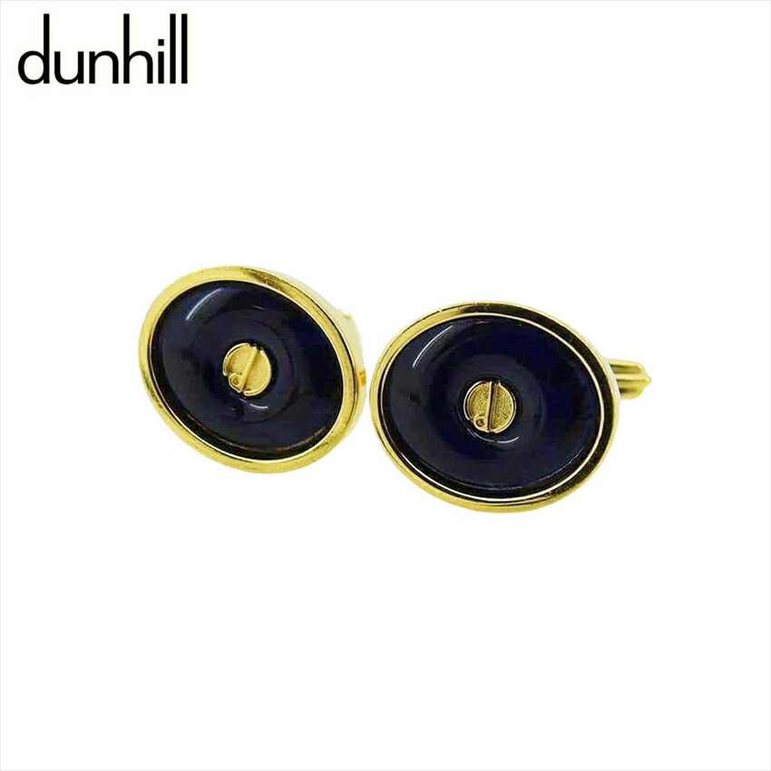 【月入れ替わり大売り出し★29％OFFクーポン券】ダン吸血鬼 Dunhill 折り返し d目じるし スウィヴル式 ゴールド 黒いこと レディース 中古 ブランド名 御機嫌ブランド名 ヴィンテージ