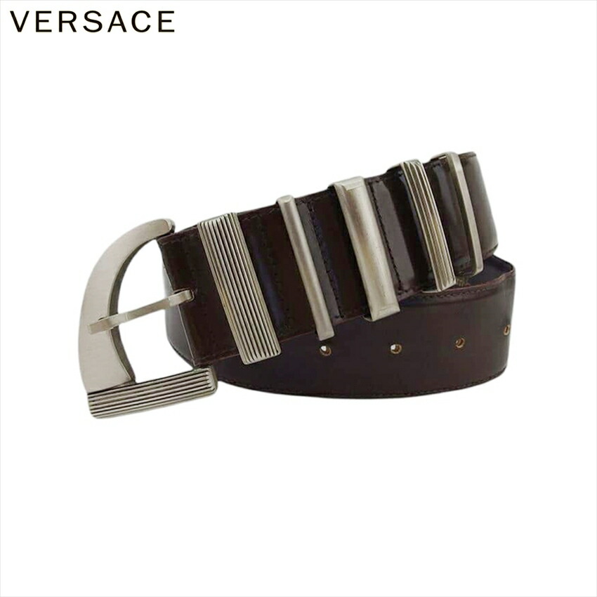 【美品】ジャンニヴェルサーチェ メデューサ グレカロゴ ベルト ブラック 金銀 楽天市場】GIANNI VERSACE ジャンニ ヴェルサーチ ベルサーチ