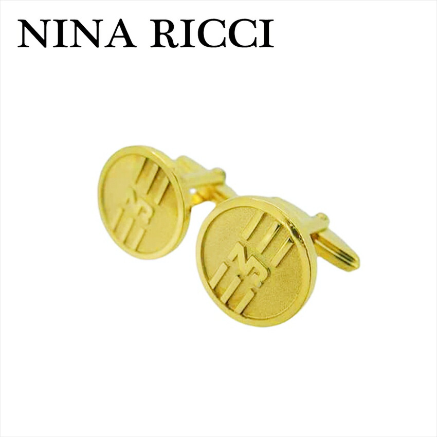 【百貨店SALE★最大限度50％OFF】ニナリッチ NINA RICCI 折り返し NR目じるし スウィヴル式 ゴールド メンズ 中古 ブランド名 御機嫌ブランド名 ヴィンテージ