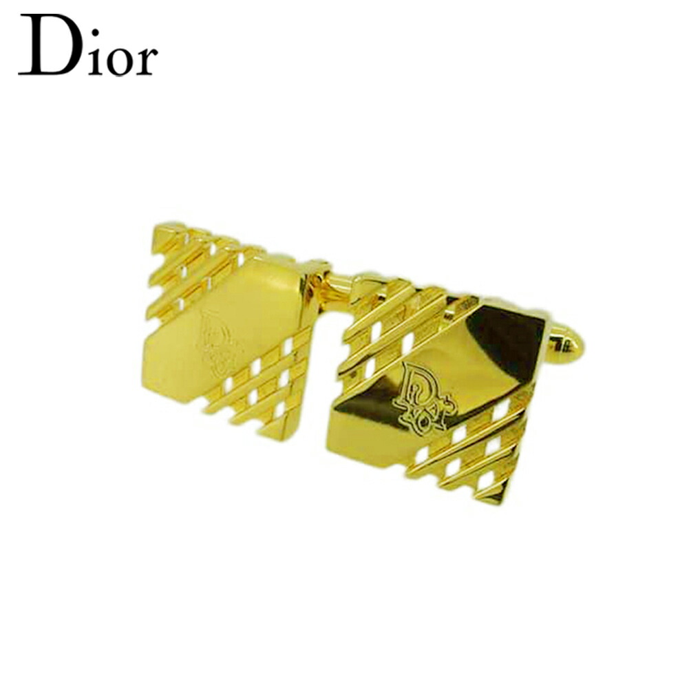 【月入れ替わり大売り出し★29％OFF引き換え証】クリスチャンディオール Dior 折り返し ゴールド メンズ 中古 ブランド名 ご機嫌ブランド名 ヴィンテージ