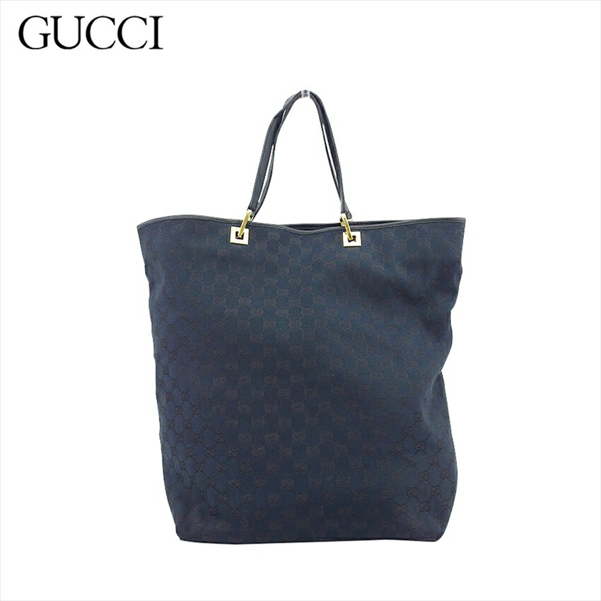 【Fashion Special Fair★24％OFFクーポン】グッチ GUCCI トートバッグ GG柄 GG柄 ブラック×ゴールド レディース 中古 ブランド ハイブランド ヴィンテージ