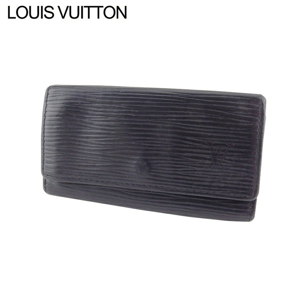 【お買い物マラソン★30％OFFクーポン】ルイ・ヴィトン LOUIS VUITTON キーケース エピ ミュルティクレ4 ブラック ゴールド メンズ 中古 ブランド ハイブランド ヴィンテージ 11,949円