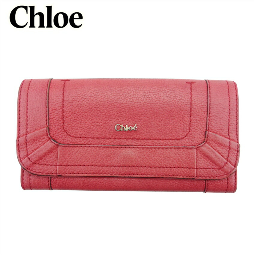 【お買い物マラソン★30％OFFクーポン】クロエ Chloe 長財布 パラティ ピンク ゴールド メンズ 中古 ブランド ハイブランド ヴィンテージ｜ブランドデポ 13,339円