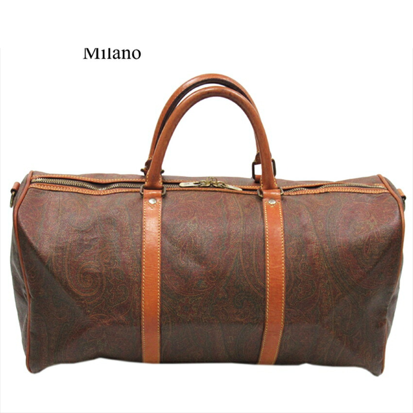 極美品 ETRO 2531 2way ボストンバッグ ペイズリー柄 旅行 大容量 極美品 ETRO 2531 2way ボストンバッグ ペイズリー柄 旅行 大容量