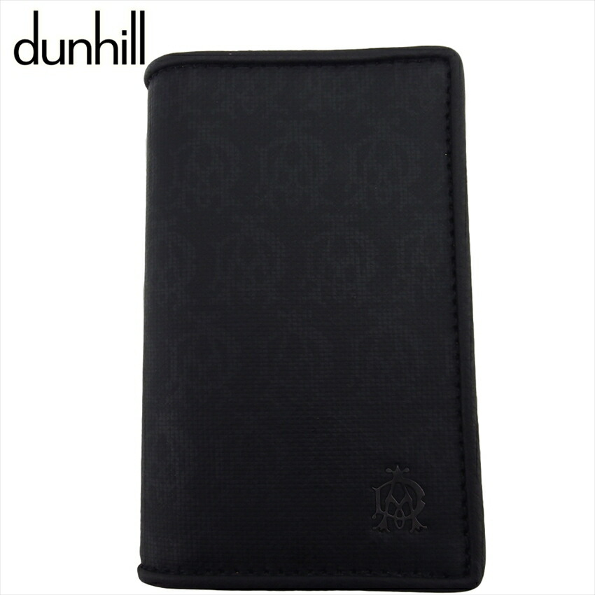 【新生活応援★29％OFFクーポン】ダンヒル Dunhill キーケース ウィンザー ブラック グレー 灰色 メンズ 中古 ブランド ハイブランド ヴィンテージ