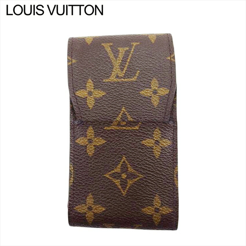 【決算前SALE★50％OFF引き換え証】ルイ・ヴィトン LOUIS VUITTON 紙巻きタバコ容れもの モノグラム エテュイシガレット 赤銅色 メンズ 中古 ブランド名 ご機嫌ブランド名 ヴィンテージ