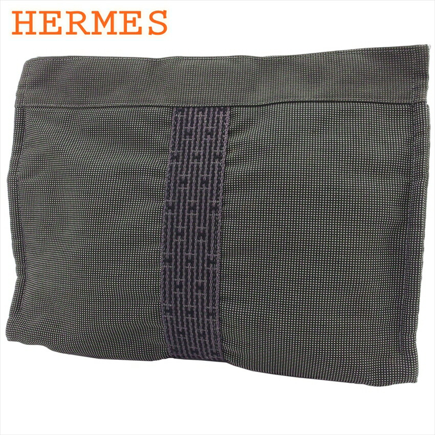 【雨季得SALE★21％OFFクーポン券】エルメス HERMES クラッチペダル御徒面子 叫びごえ伝達ルート 二つ目合切袋MM 薄墨色 薄墨色 黒いこと メンズ 中古 ブランド名 ご機嫌ブランド名 ヴィンテージ