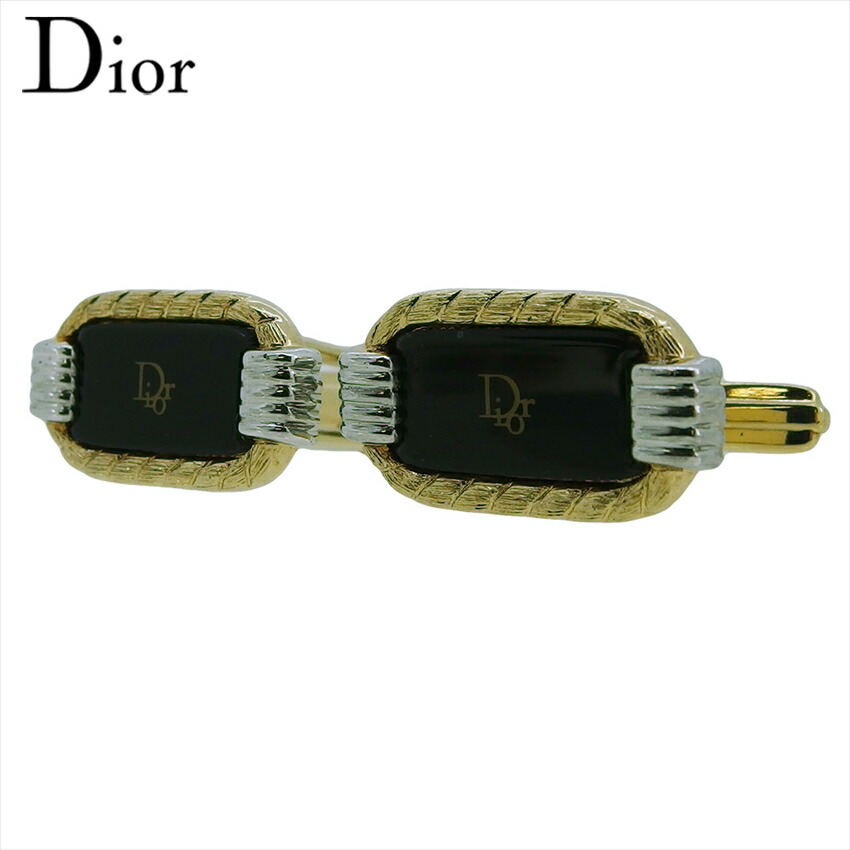 【雨季得SALE★21％OFF引き換え証】クリスチャンディオール Dior 折り返し ゴールド×黒いこと メンズ 中古 ブランド名 御機嫌ブランド名 ヴィンテージ