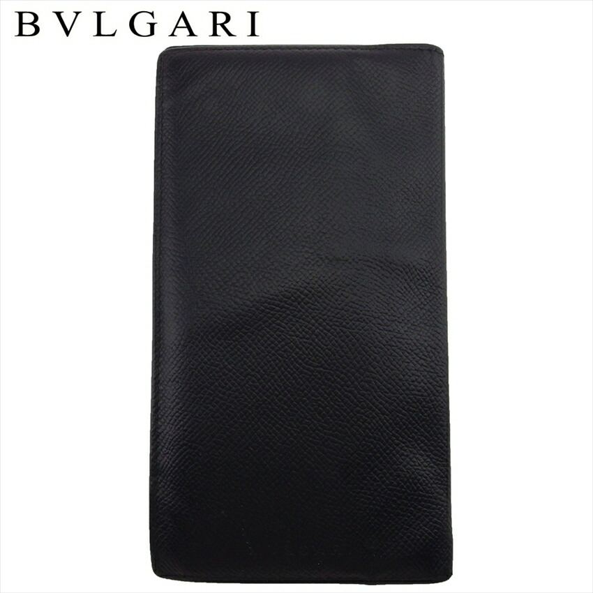【Fashion Special Fair★24％OFFクーポン】ブルガリ BVLGARI 札入れ クラシコ クラシコ ブラック メンズ 中古 ブランド ハイブランド ヴィンテージ