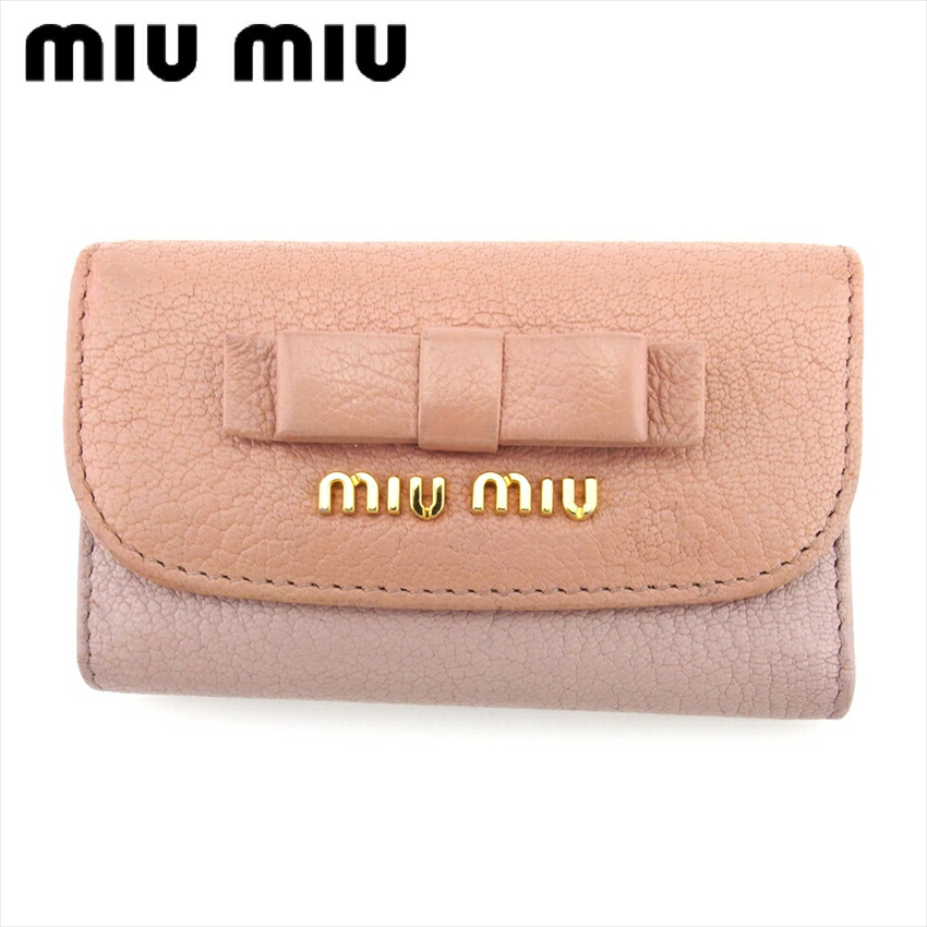 ミュウミュウ マトラッセ キーケース6連チェーン 楽天市場】miumiu ミュウミュウ マテラッセ 6連キーケース