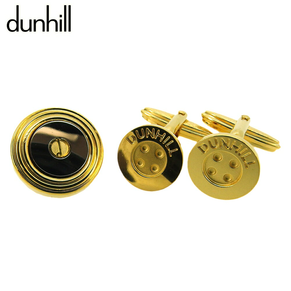 【百貨店SALE★最大限度50％OFF】ダン吸血鬼 Dunhill 折り返し 2品目書き割り 名取り草目論む d目じるし ゴールド しろがね色 レディース 中古 ブランド名 御機嫌ブランド名 ヴィンテージ