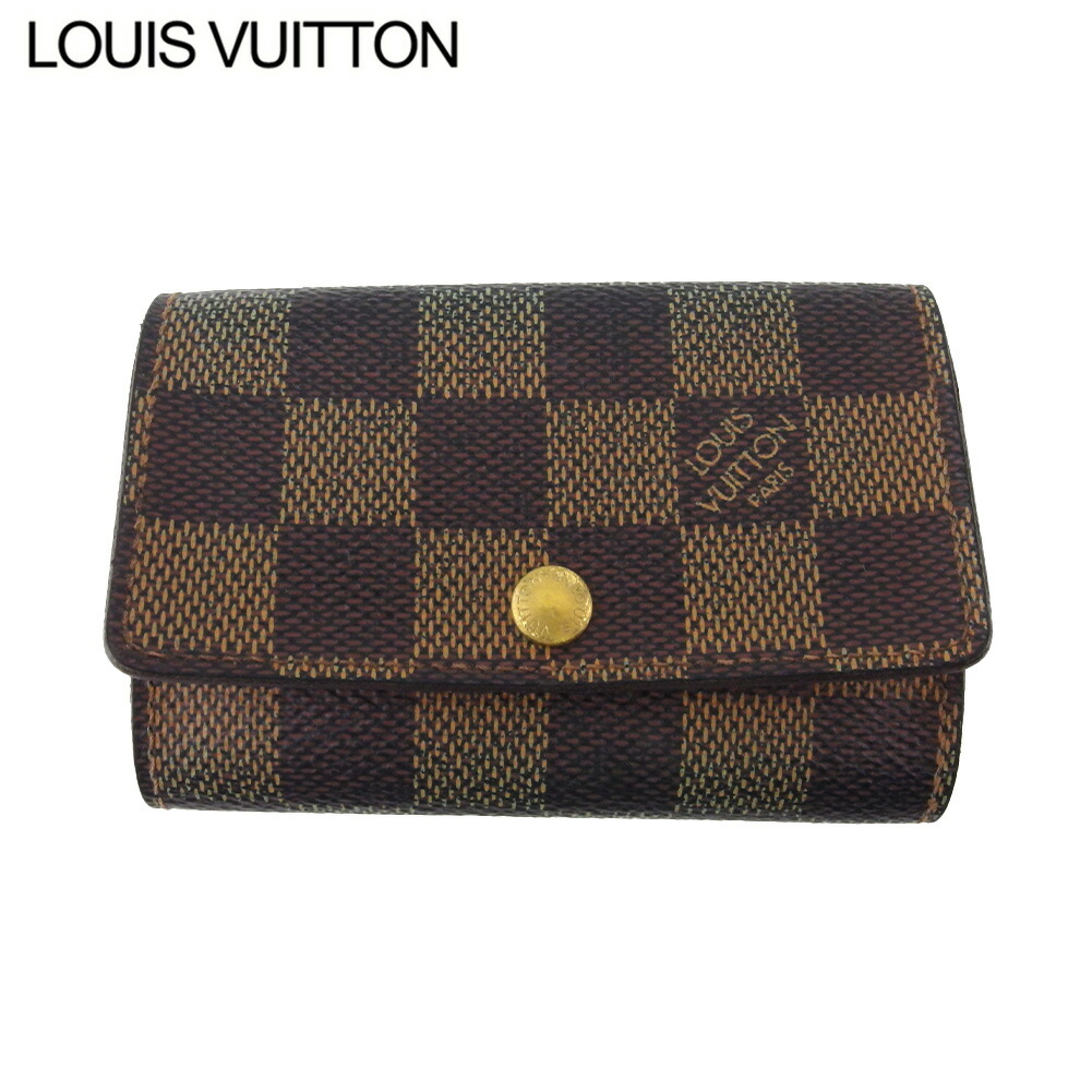 【お買い物マラソン★30％OFFクーポン】ルイ・ヴィトン LOUIS VUITTON キーケース ダミエ ミュルティクレ6 ブラウン ベージュ ゴールド メンズ 中古 ブランド ハイブランド ヴィンテージ 13,975円