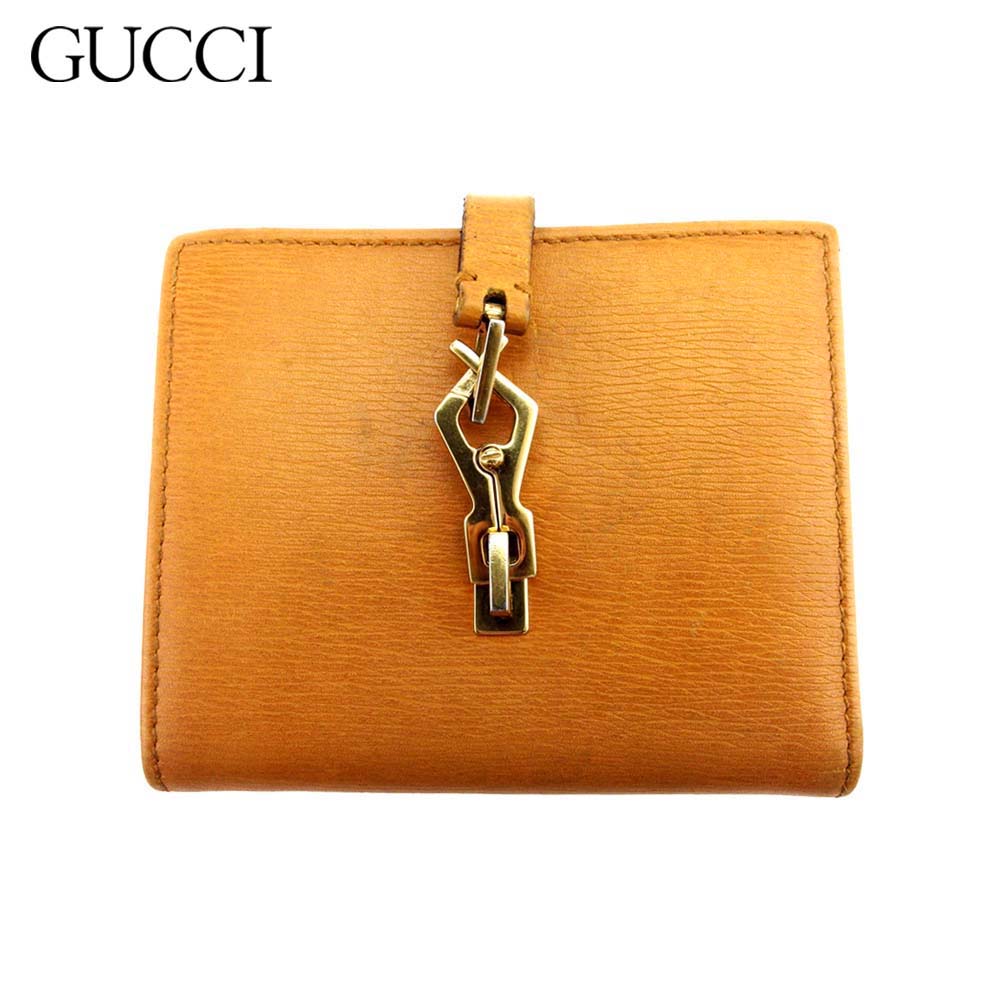 美品✨GUCCI マイクロシマ　ジャッキー　二つ折り財布 GUCCI - グッチ GUCCI 二つ折り財布 ジャッキー マイクロ