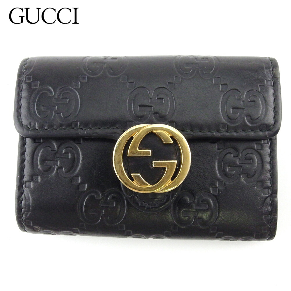 【くれあっち】GUCCI グッチシマ GG リボン キーケース6連ブラック GUCCI 最新作! グッチ 6連 キーケース グッチシマ ブラック